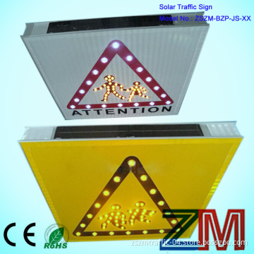 Aluminum Alloy LED Pedestrian Crossing Sign / Traffic Road Sign / Personalized Street Signs